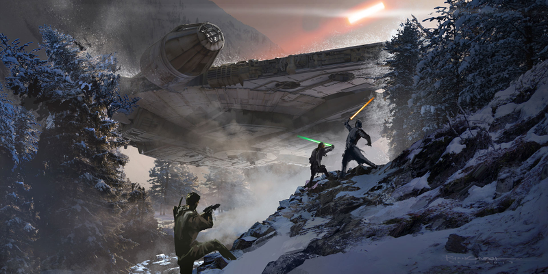 Illustration for article titled The Force Awakens' Concept Art Had Some Cool Ideas
